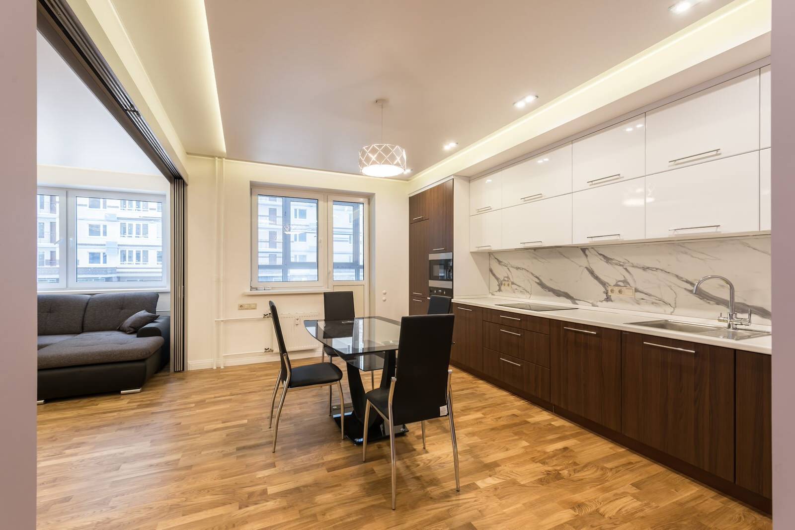 Ремонт кухни-гостиной