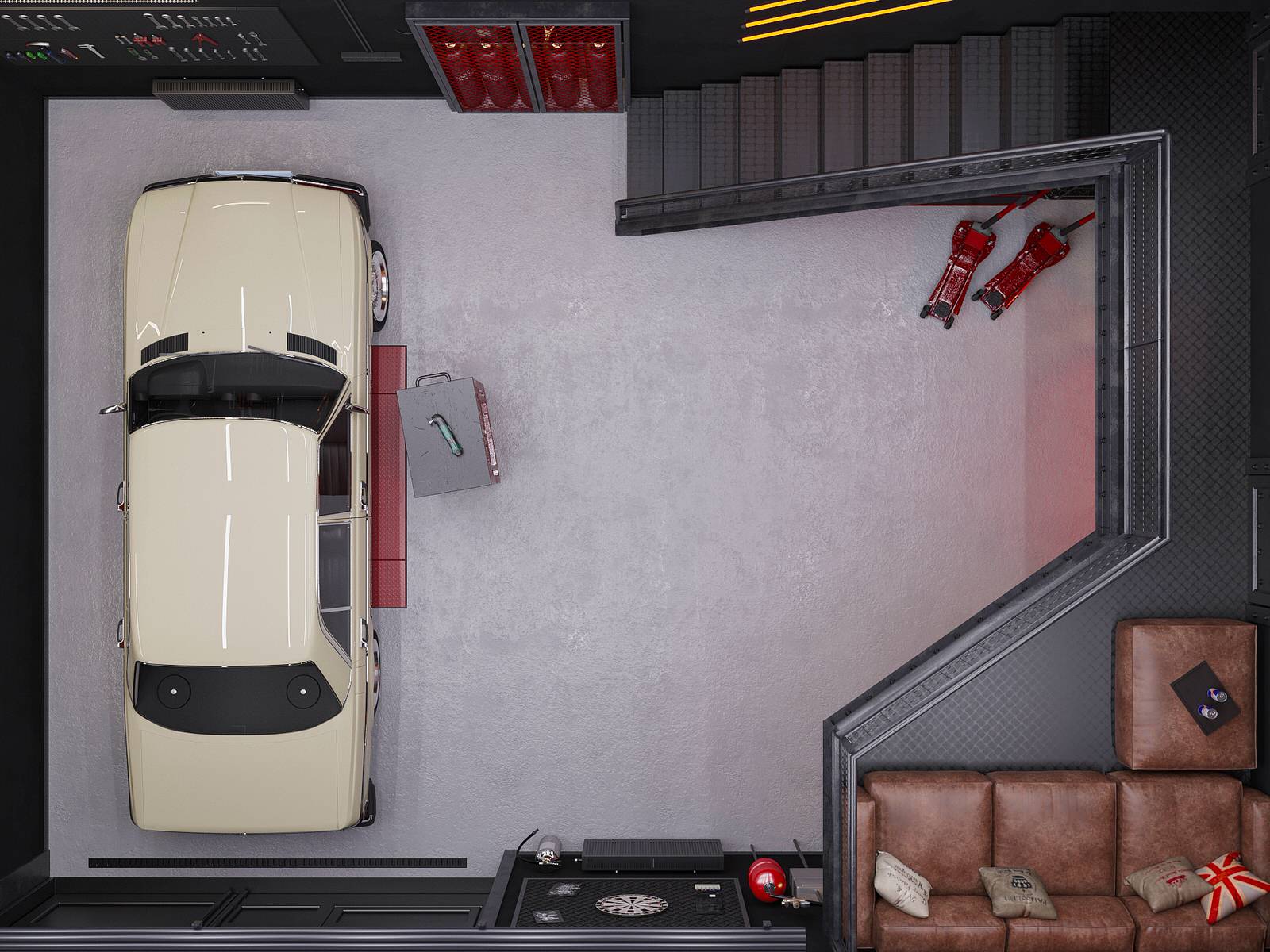 Гараж для двух друзей