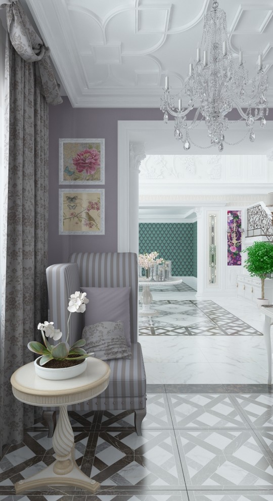 Обложка проекта: Холл и столовая. Караганда