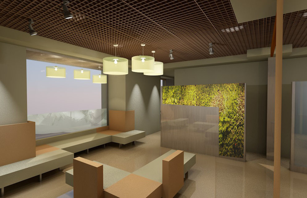 Концепция интерьера Банка