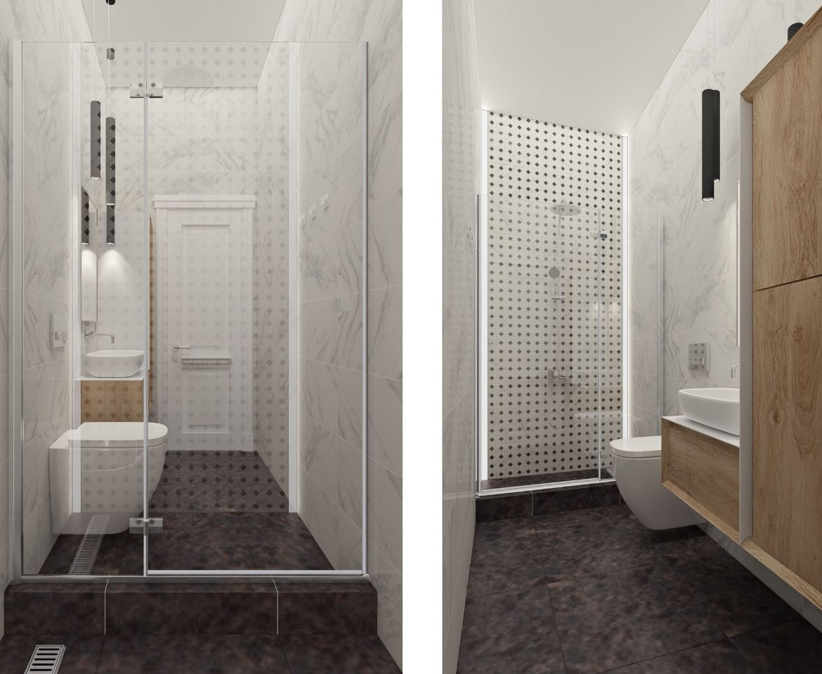 ЖК D1, 3 комнаты, 90 м²