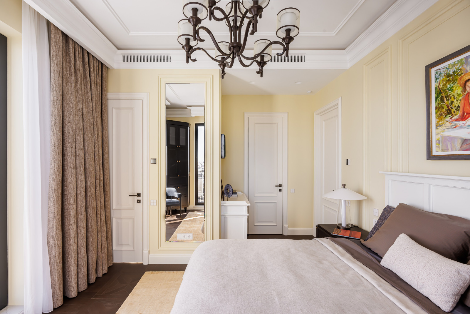 Дизайн и ремонт квартиры ЖК Диалог - Американская классика