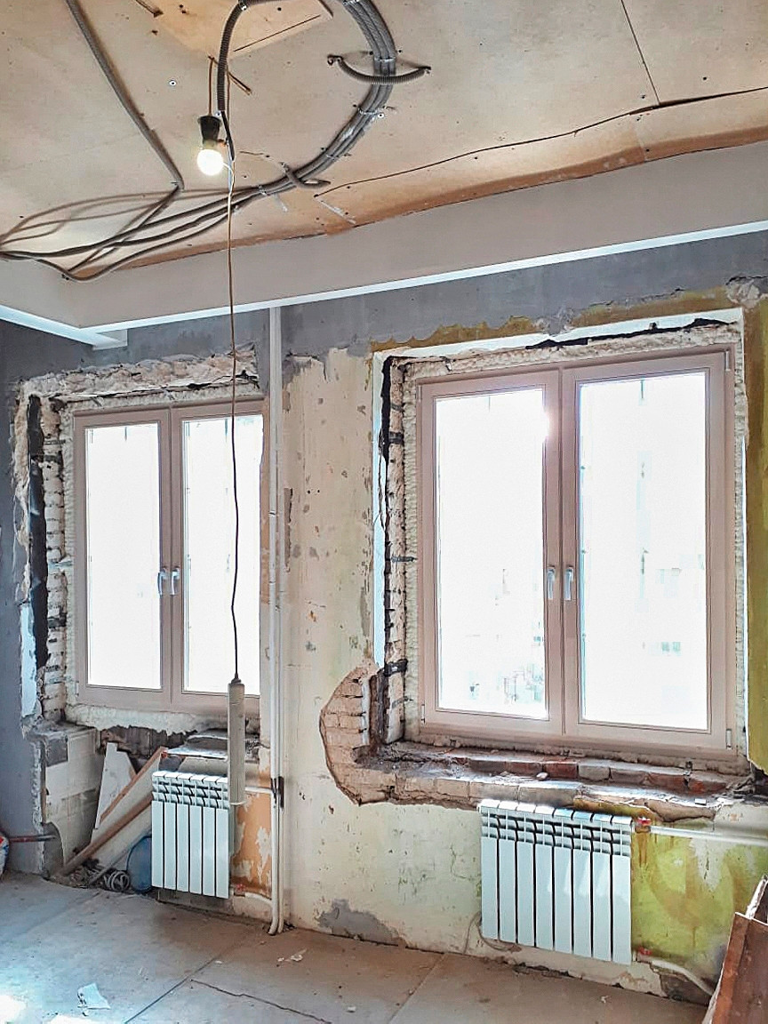 Обложка проекта: Окна из сосны с шипом.