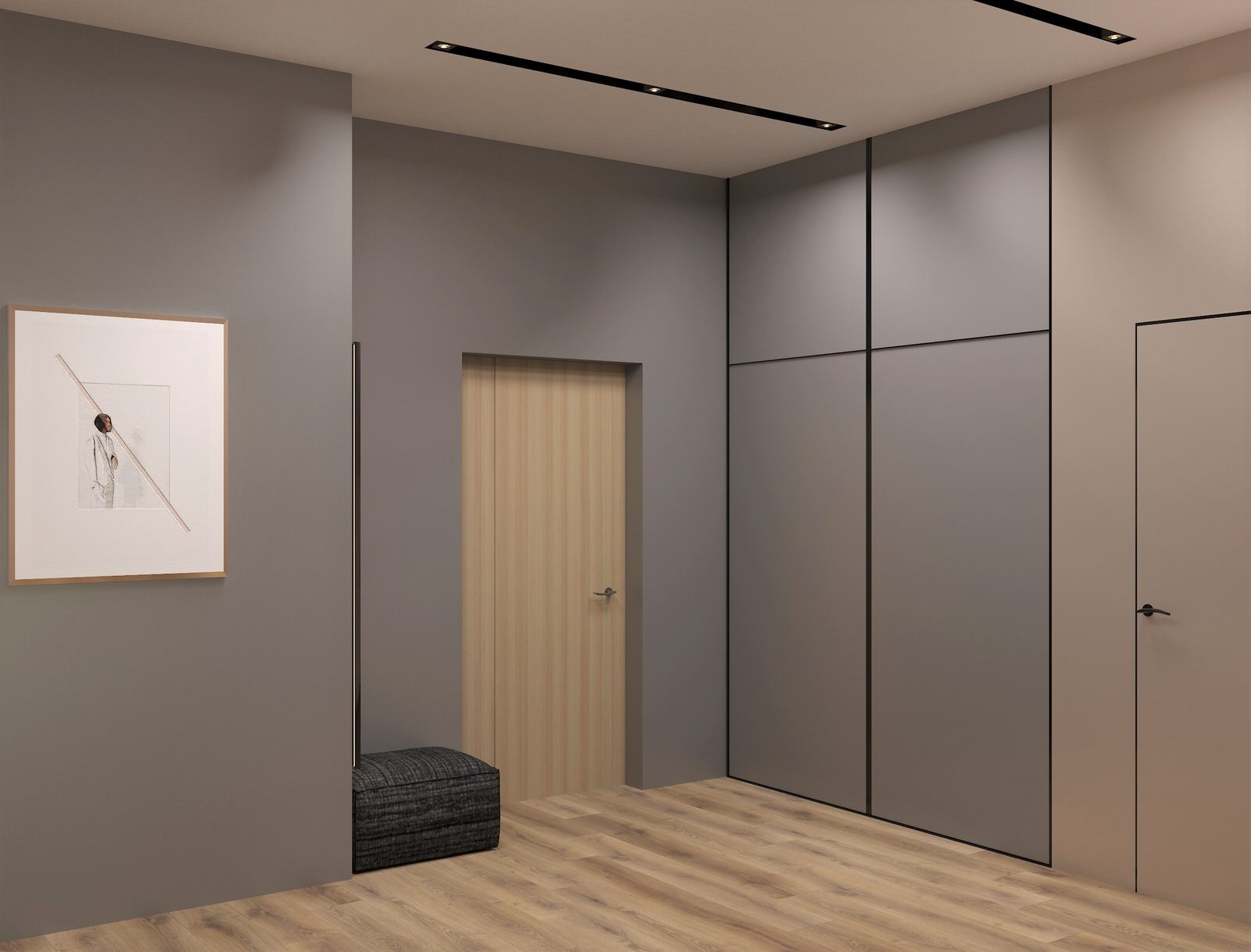 Двухкомнатная квартира в современном стиле с преобладанием древесных акцентов