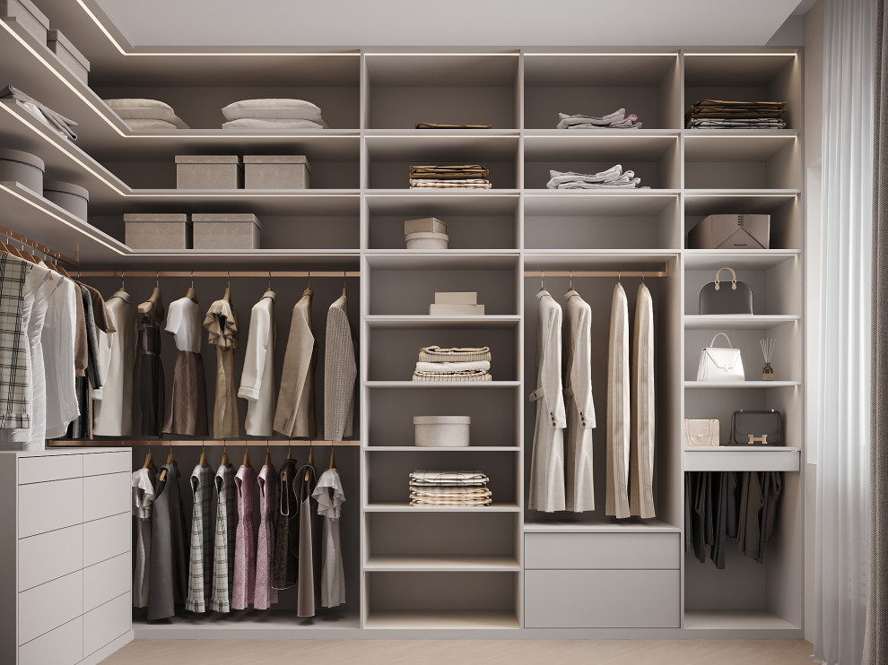 Обложка проекта: Гардеробная при спальне в загородном доме