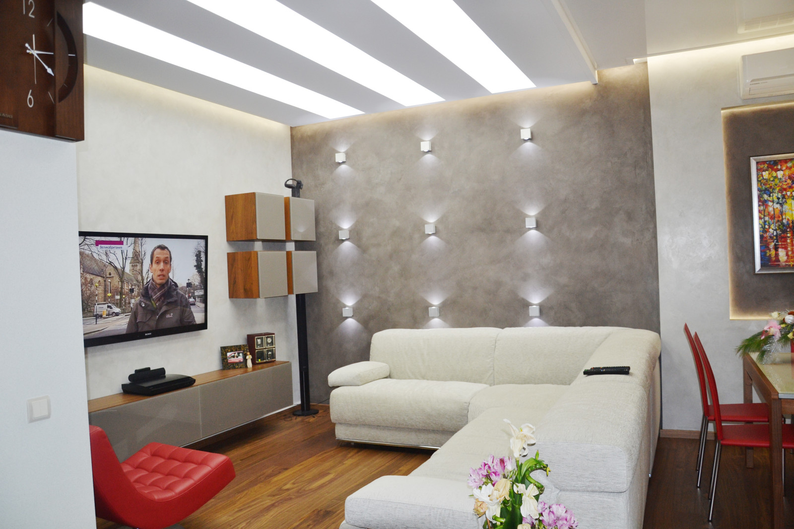 стильный интерьер для молодой семьи