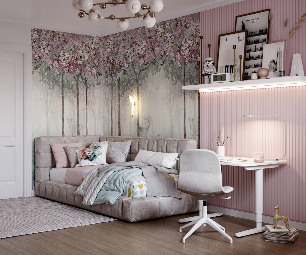 Дизайн проект квартиры "Пудра"