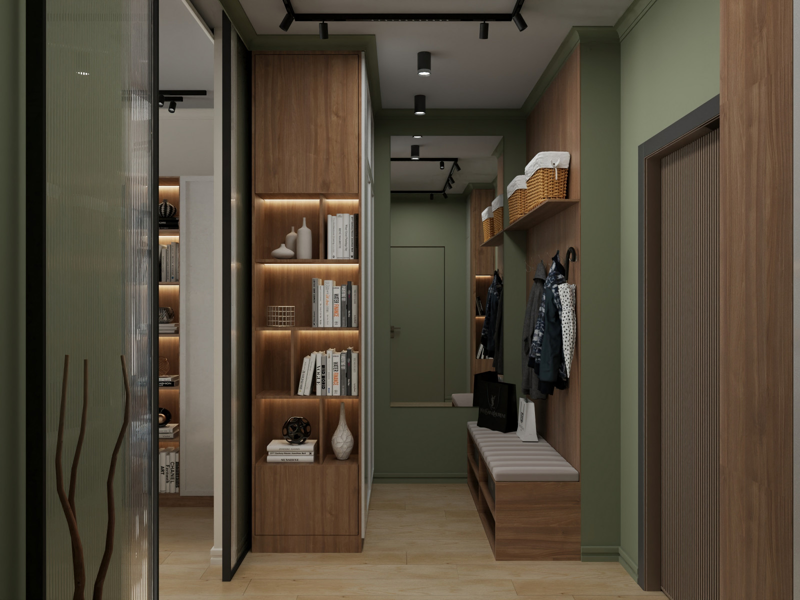 Интерьер квартиры в стиле сканди