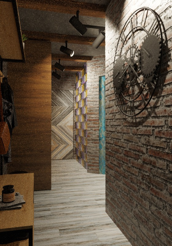 Обложка проекта: Проект однокомнатной квартиры в стиле лофт