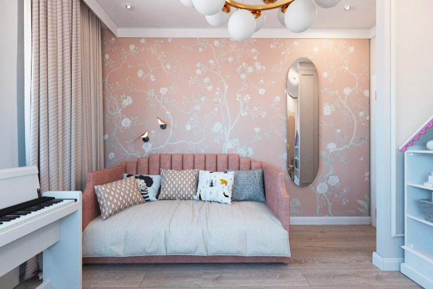 Двухэтажный дом для семьи с тремя детьми.