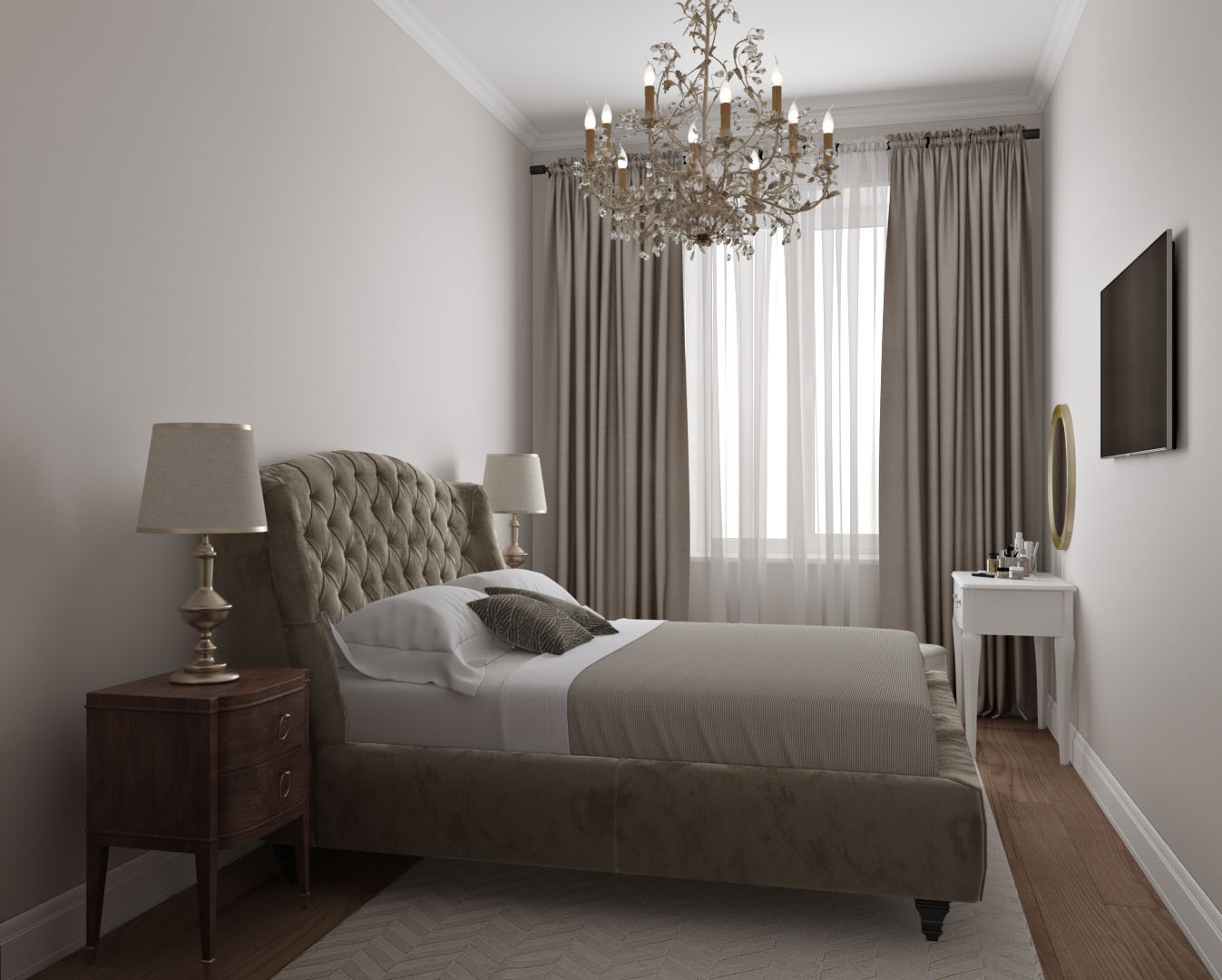 ЖК D1, 3 комнаты, 90 м²