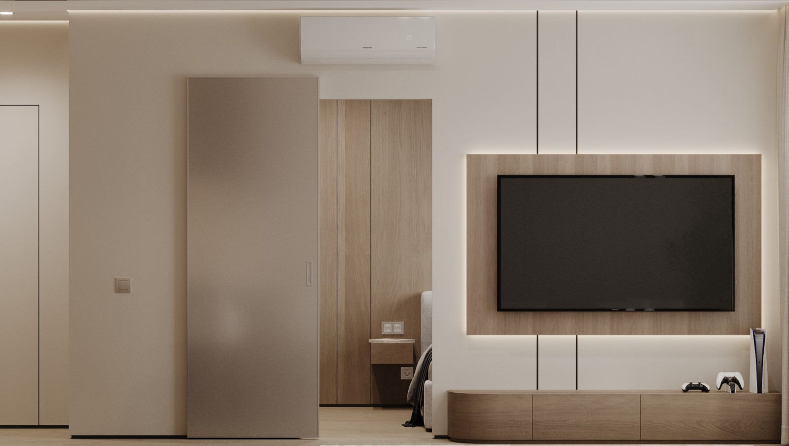 Эскизный проект интерьерной квартиры в Москве