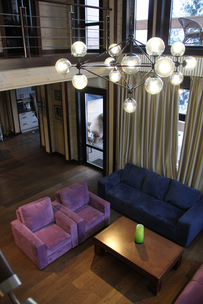 Загородный жилой дом из бруса Ленинградская область