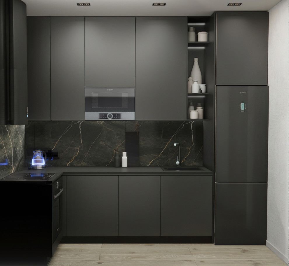 Квартира в современном стиле с элементами лофта