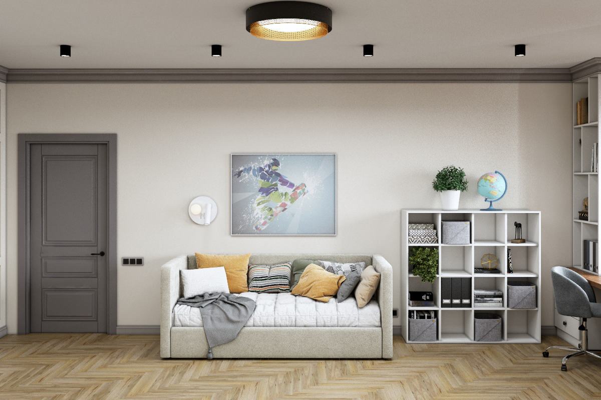 Светлая детская для двух мальчиков