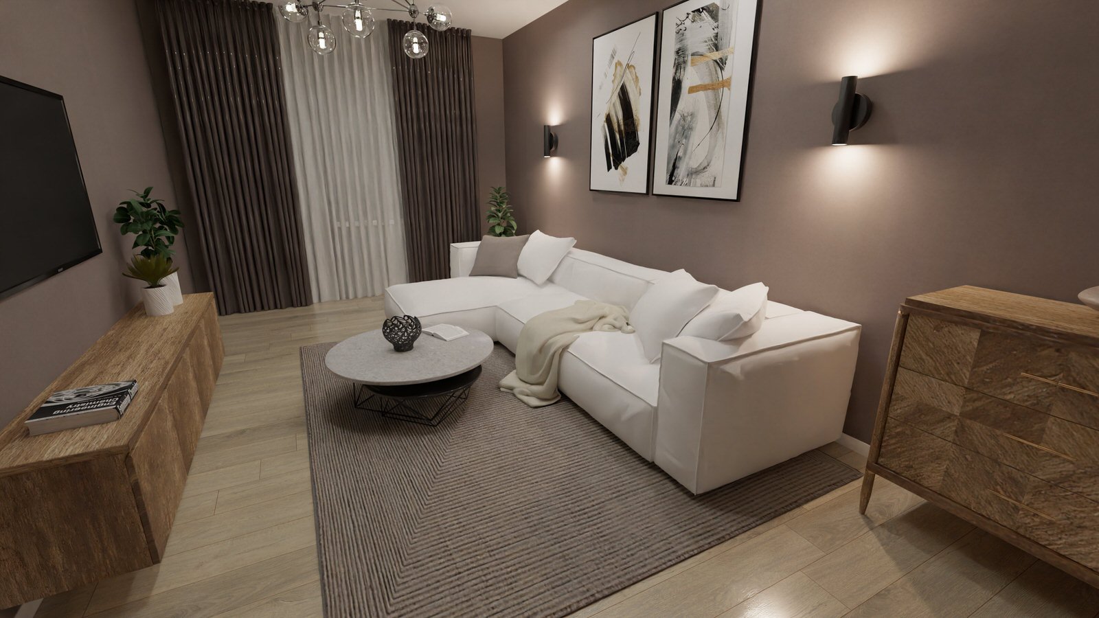 Обложка проекта: Двухкомнатная квартира