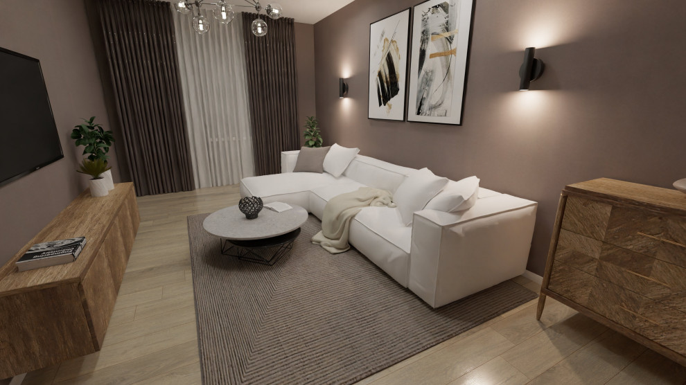 Обложка проекта: Двухкомнатная квартира