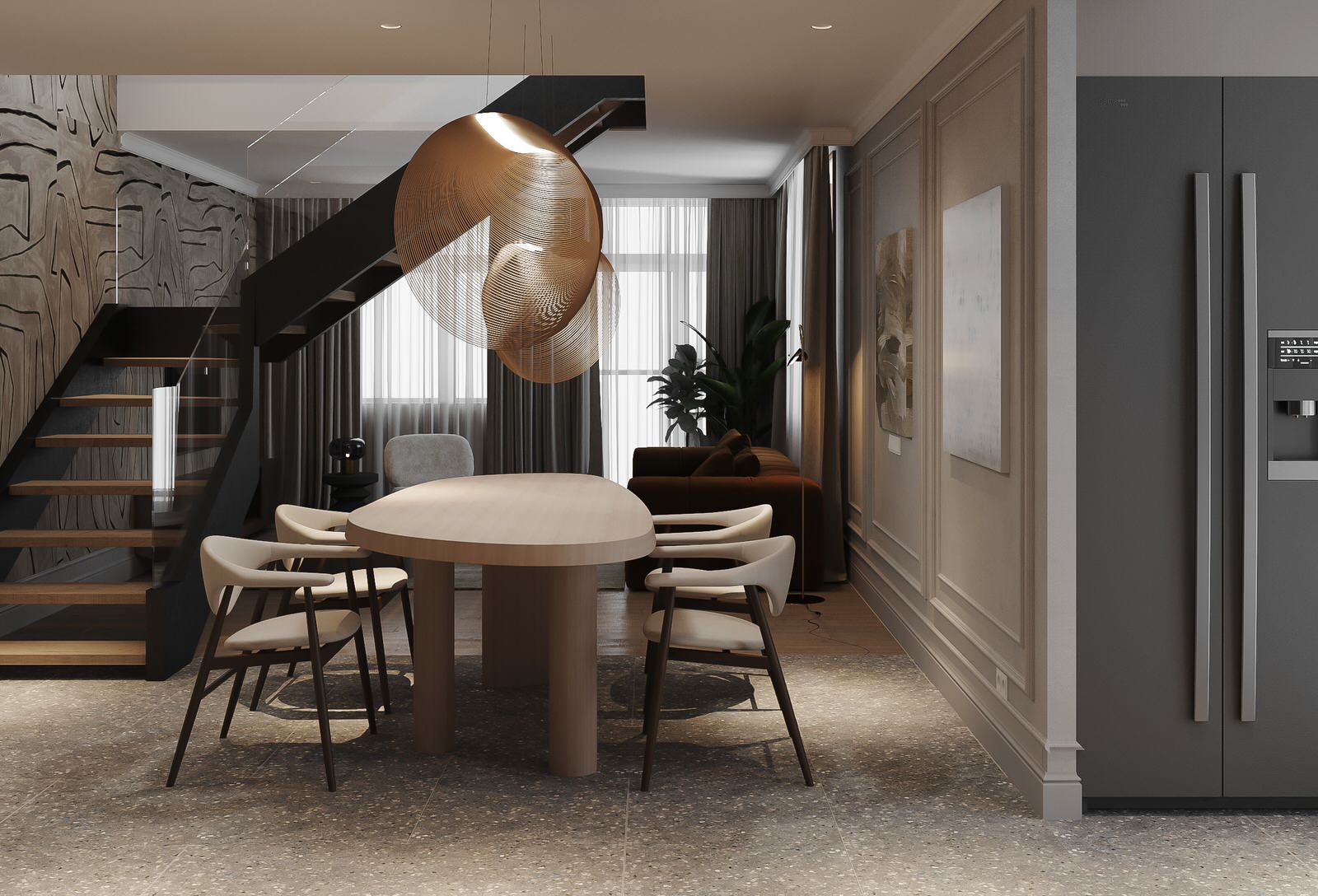 Обложка проекта: Newton_90 apartment in Russia