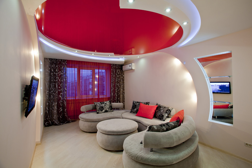 Смелый дизайн квартиры в стиле Модерн