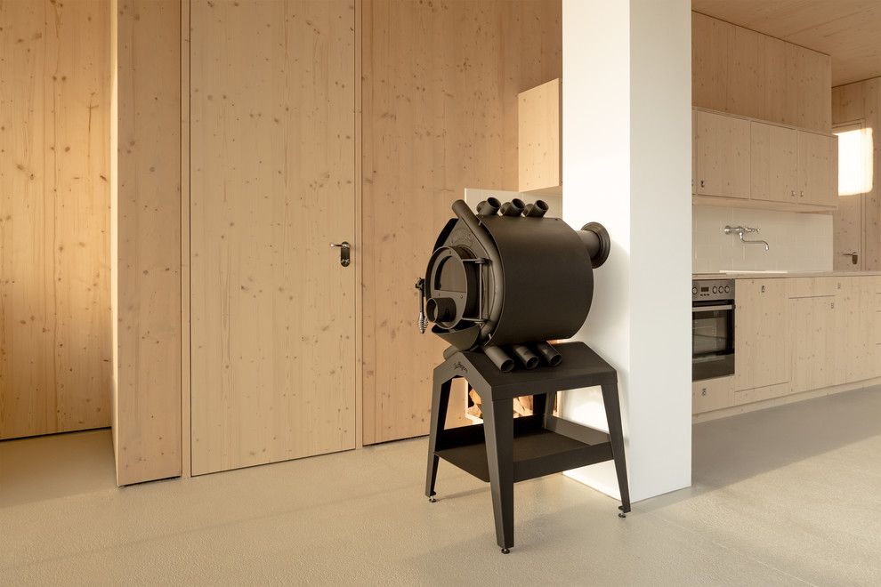 Houzz Австрия: Черный дом на озере — для трех семей