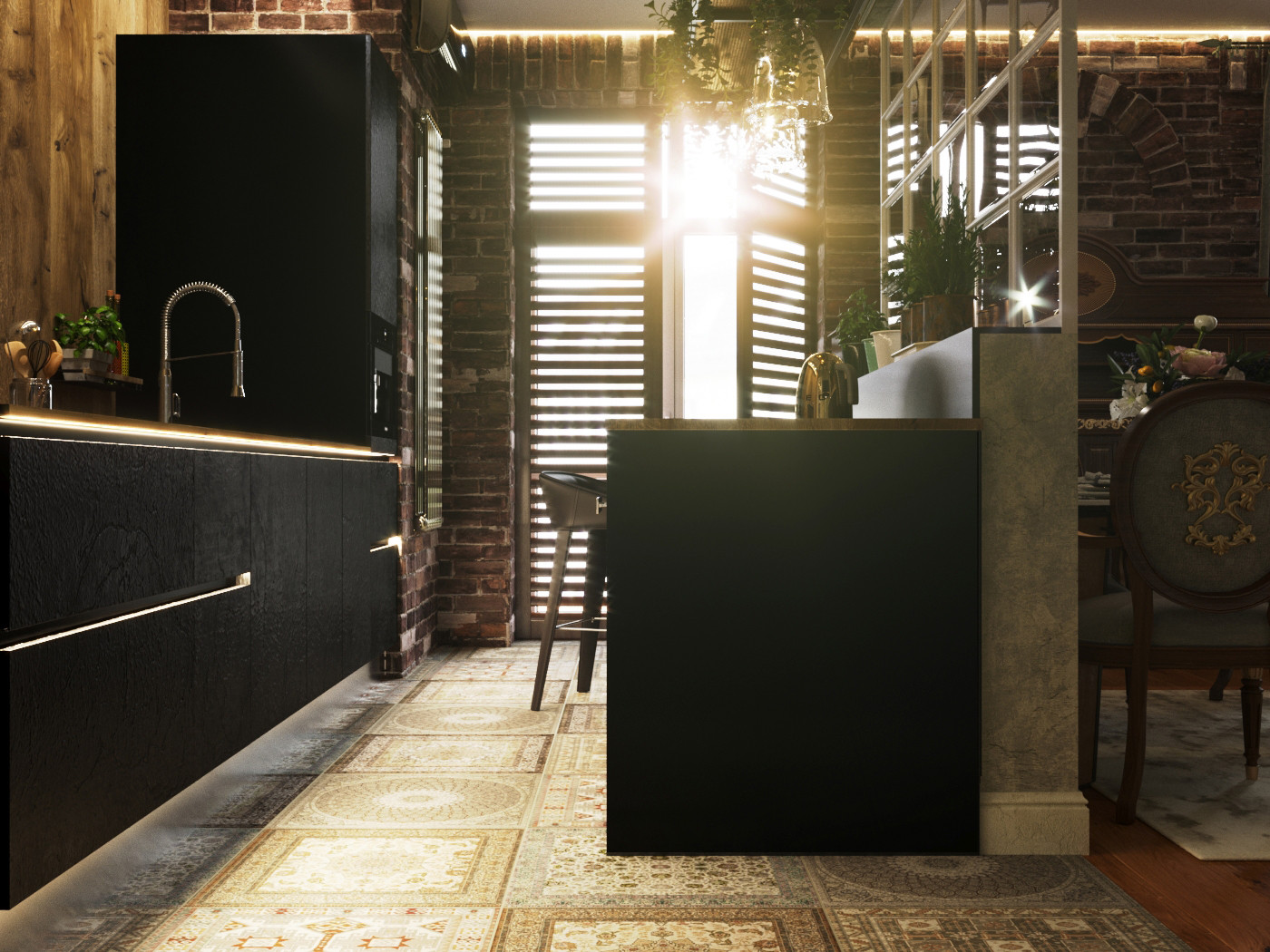 Обложка проекта: Итальянская классика в ЖК "Бульварный переулок"