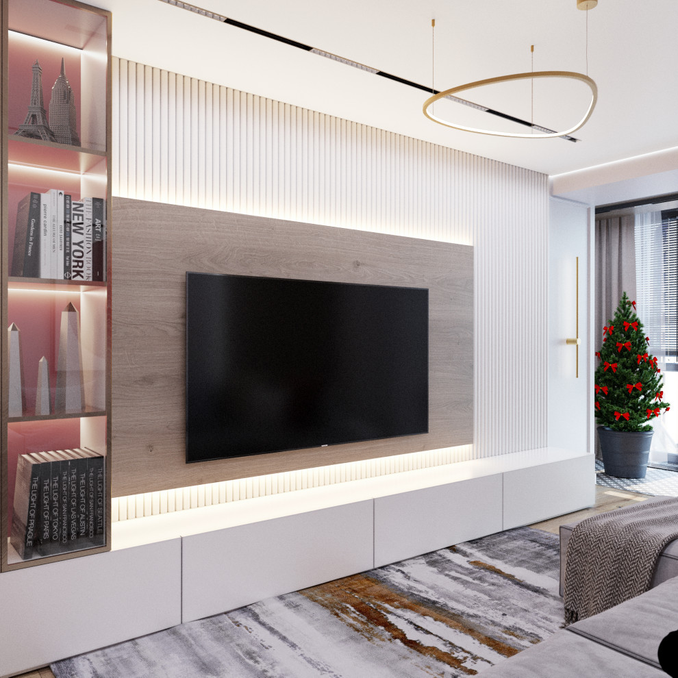 Дизайн Квартиры в ЖК Scandis Ozero для молодой девушки