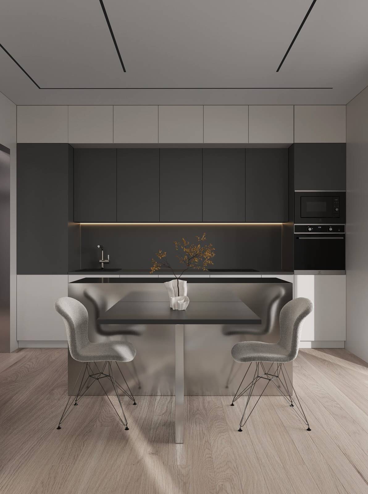 Частный дом в п. Южный с стиле минимализм