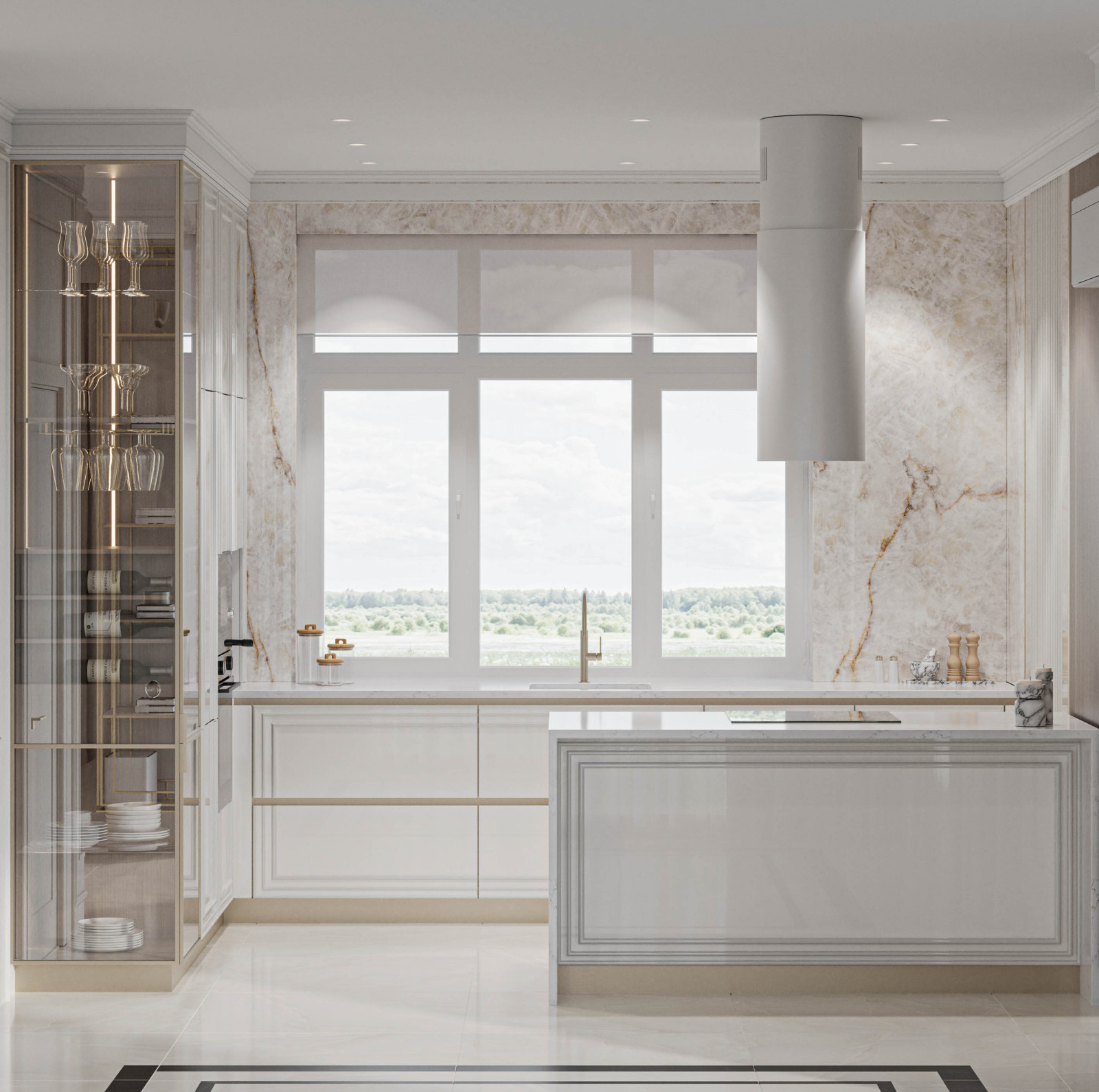 Дом в стиле неоклассика 260 м2