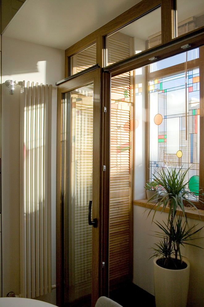 Кухня недели: Зимний сад и витражные окна