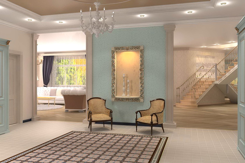 Дизайн-проект 2-х этажного коттеджа