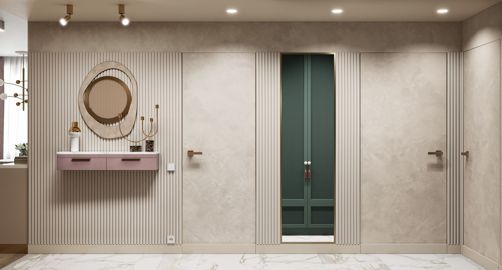 The rosebud. Дизайн-проект квартиры в ЖК "Skandi Klubb"