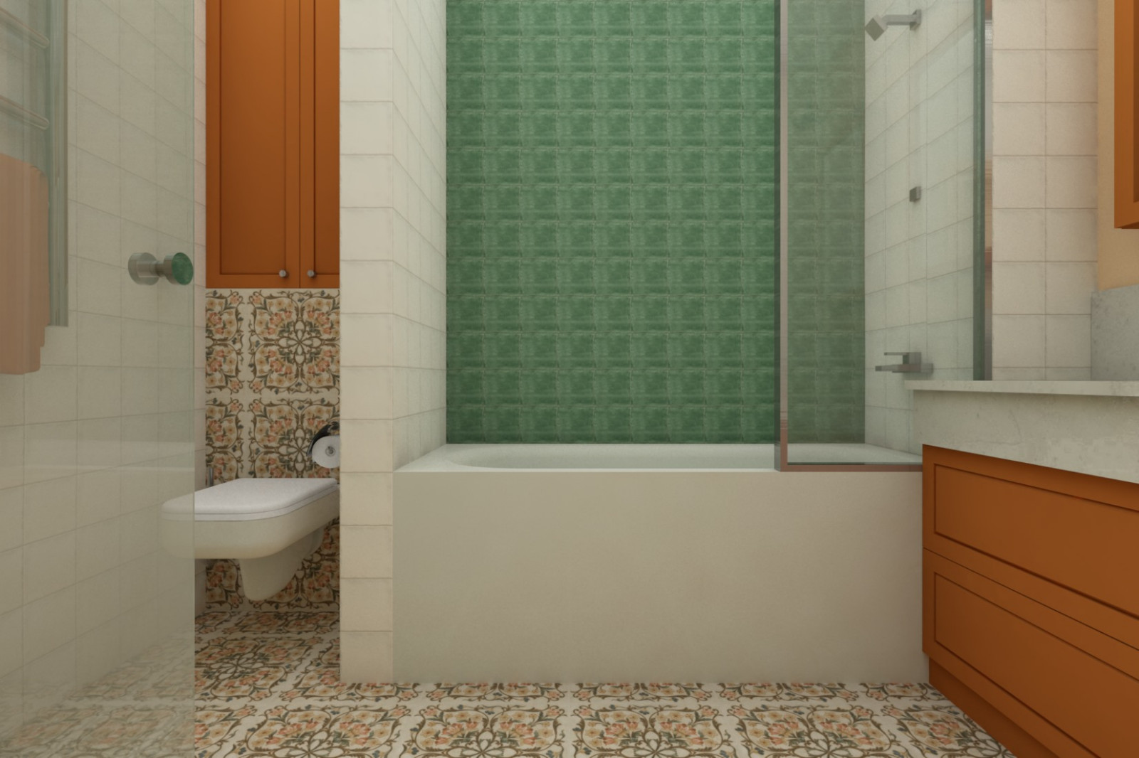 Дизайн проект совмещенного сан узла в частном доме