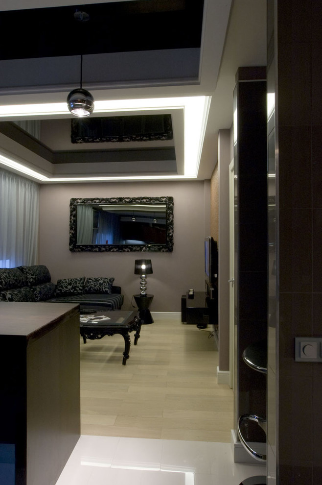 черно-белый интерьер