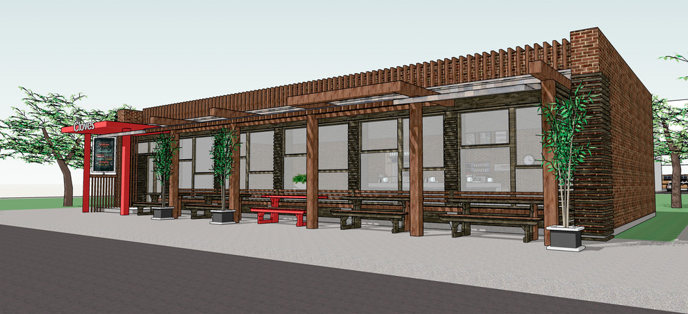 Разработка фасада пекарни