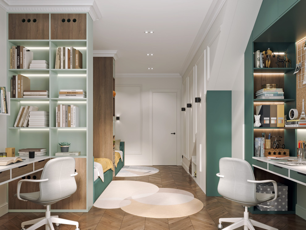 Проект: ЖК Лица, двухуровневая квартира