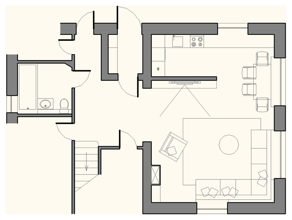 Дом в светлых оттенках