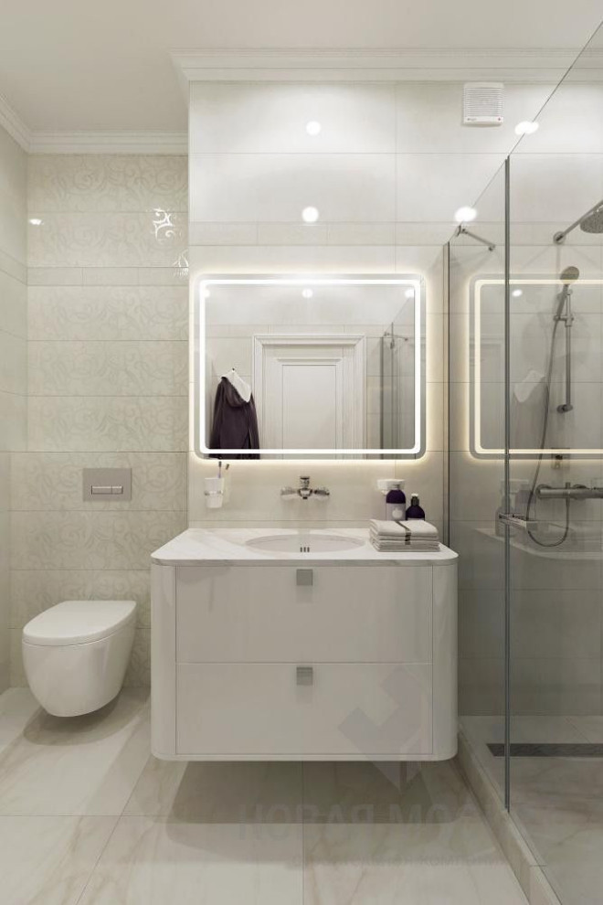 Дизайн-проект трехкомнтатной квартиры 133 кв.м в ЖК «Ломоносовский»