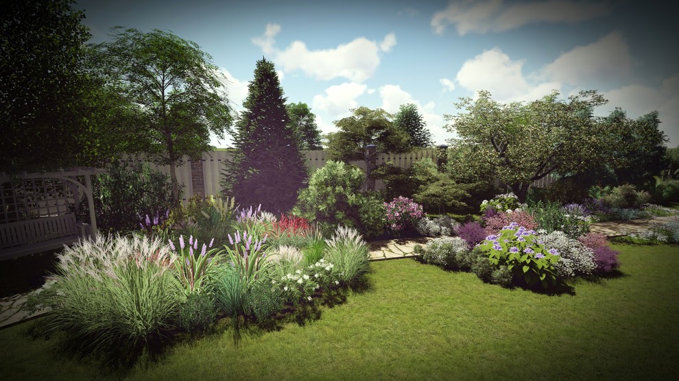 Частный двор. Площадь 20 соток