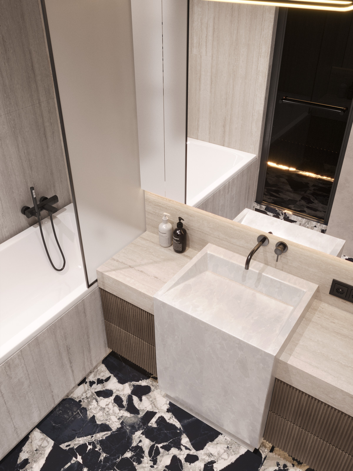 Ванная с душевой