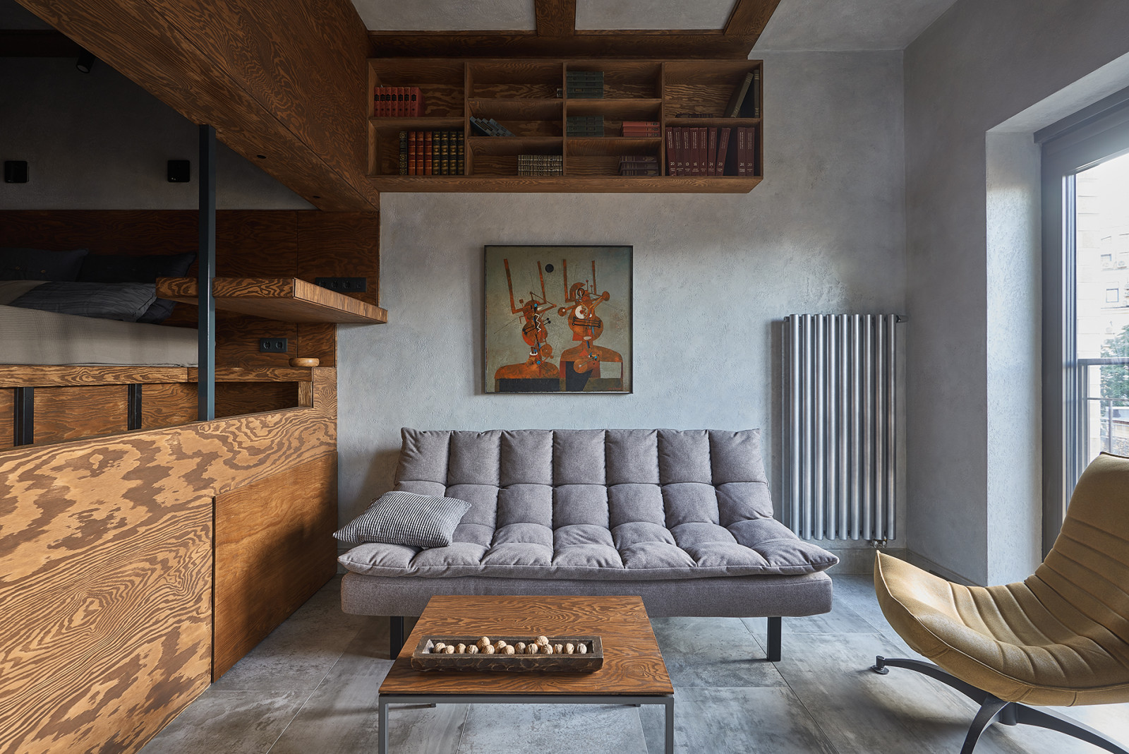 Houzz тур: 37 кв.м — студия из интерьерного конструктора