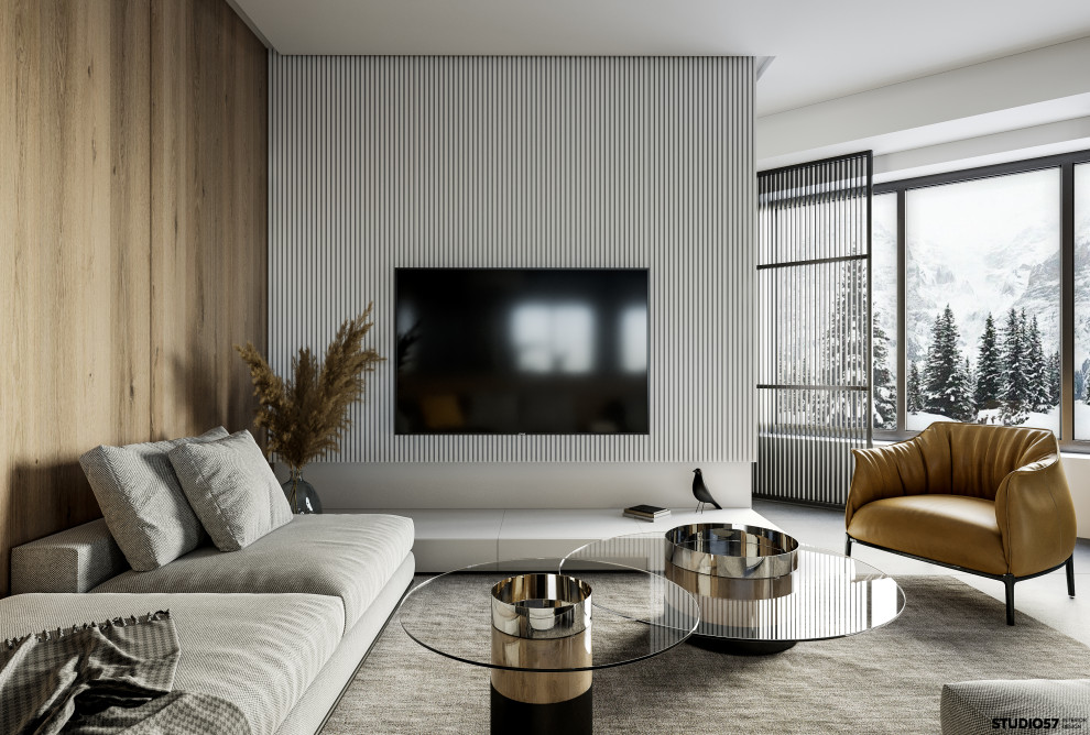 MODERNДизайн гостиной. Вид 3.