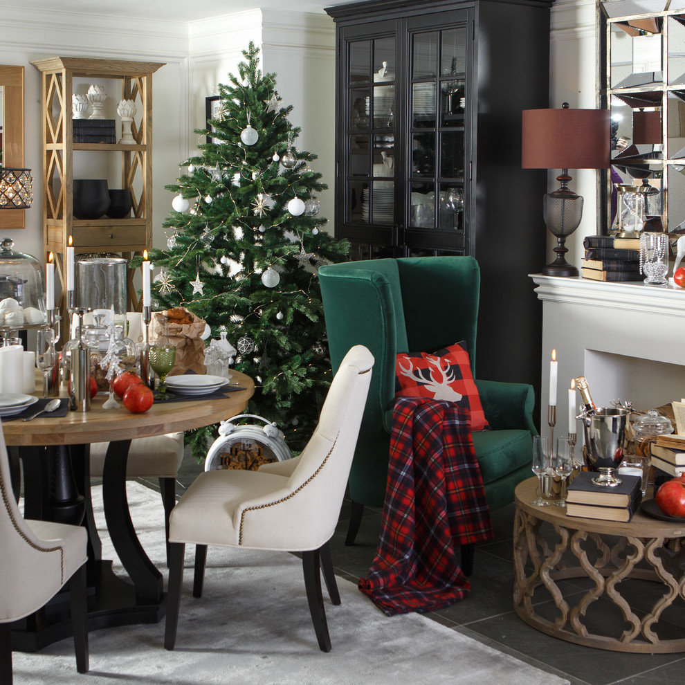 Новогодний интерьер гостиной