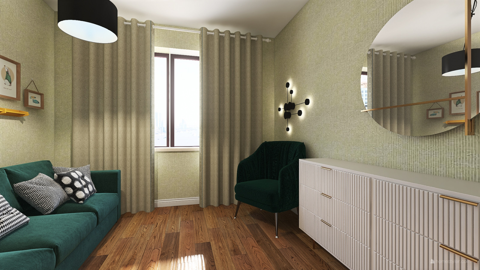 ЖК Видный берег, Комната для бабушки (гостевая комната)