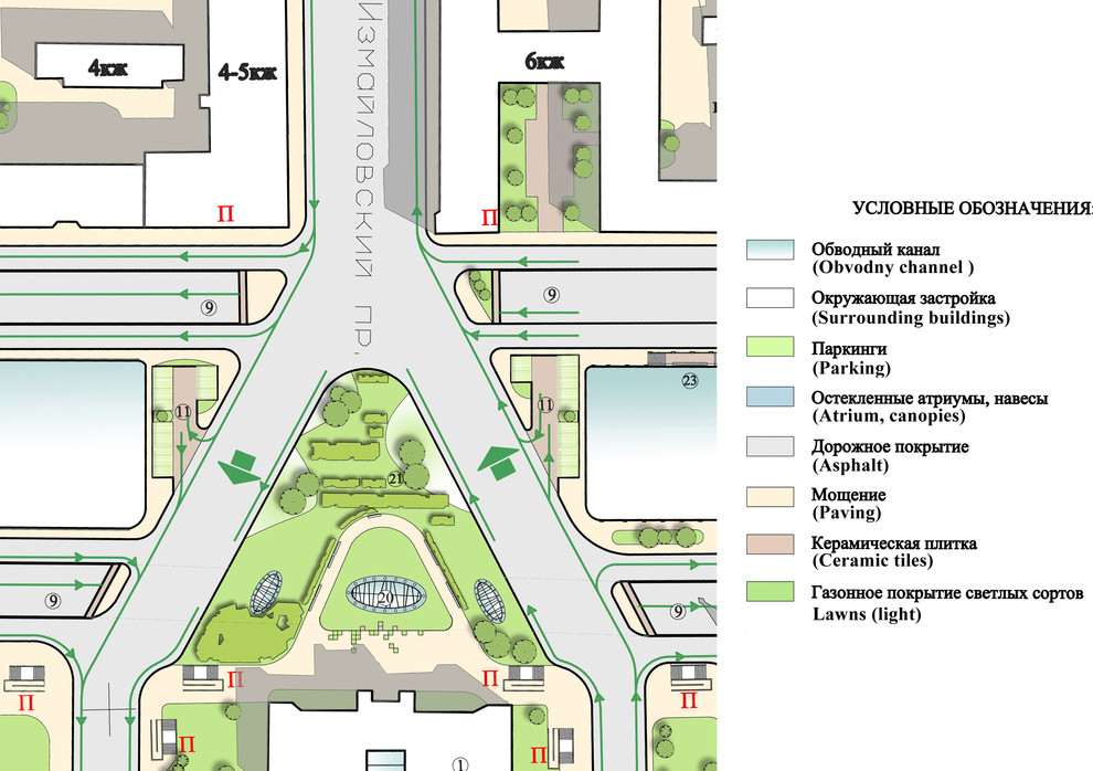 Проект перехватывающих мостов-паркингов на Обводном канале