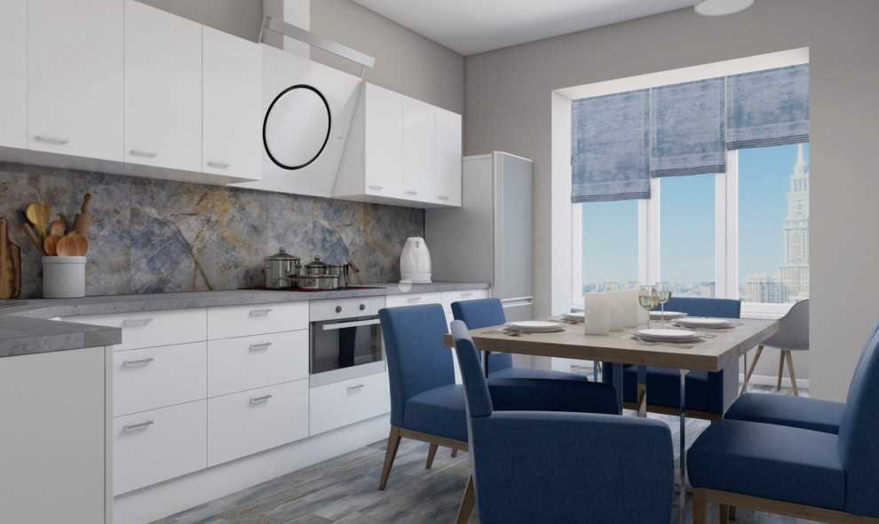 Квартира в скандинавском стиле (с элементами лофта)