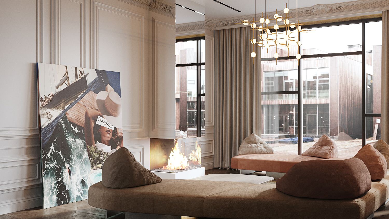 Таунхаус в Подмосковье. Стильная эклектика