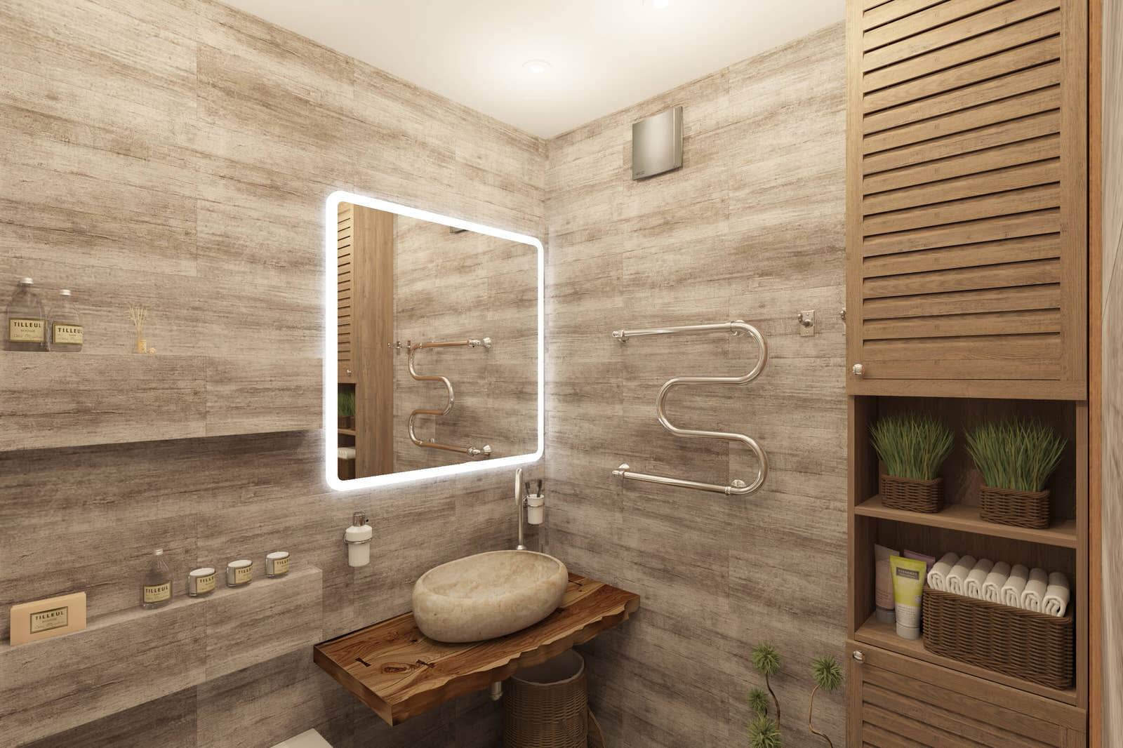 Трехкомнатная квартира 75м2 в стиле лофт, в доме серии П-3