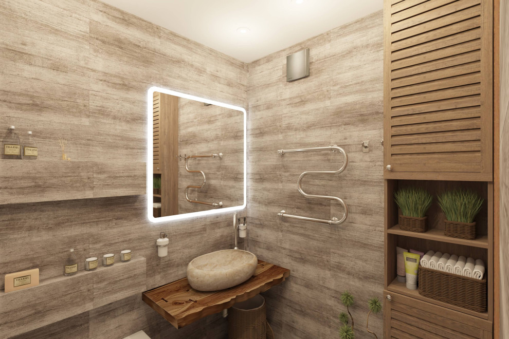 Трехкомнатная квартира 75м2 в стиле лофт, в доме серии П-3