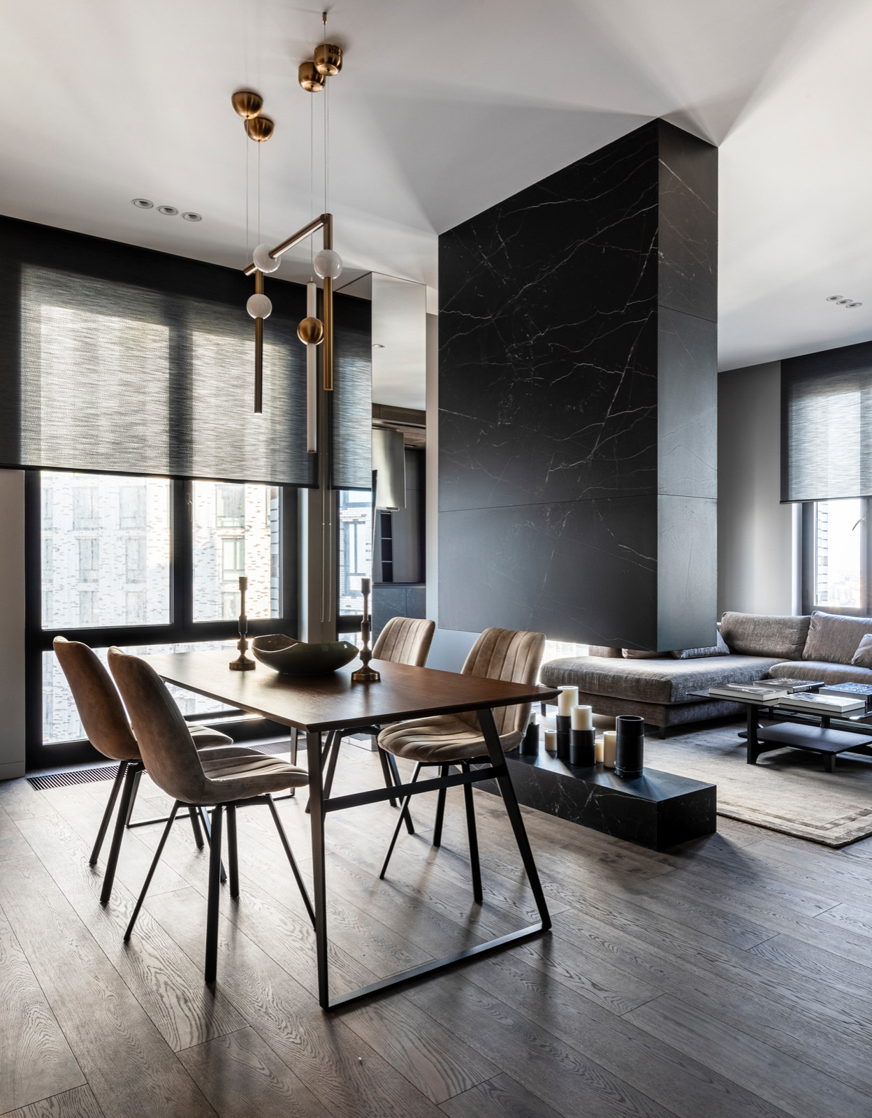 Обложка проекта: Реализованный проект квартиры 90м2 в ЖК Пресня сити