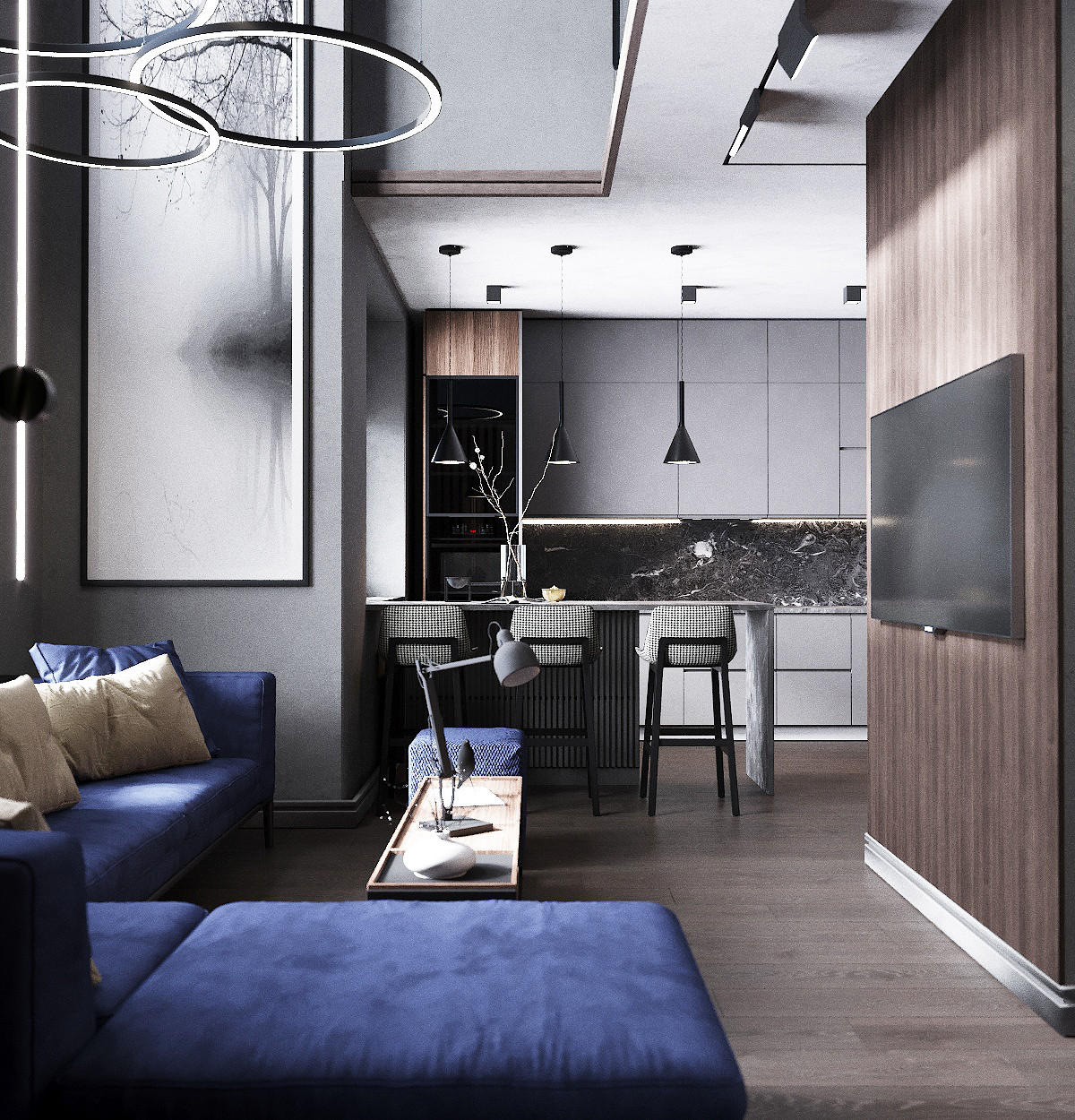 Квартира с антресолью